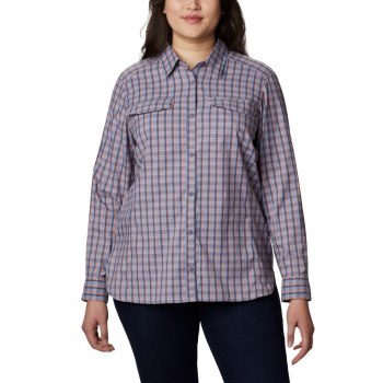 Dámské Košile Columbia Silver Ridge Lite Plaid Long Sleeve Plus Size Viacfarebný ITWZGO957